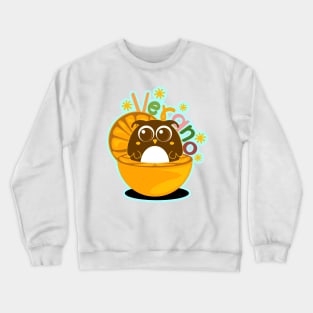 Buho Naranja Crewneck Sweatshirt